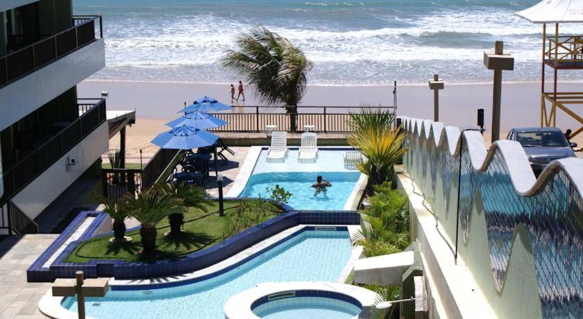 Flat Completo A Beira Mar Com Vista Exuberante No Blue Marlin Apartments Νατάλ Εξωτερικό φωτογραφία